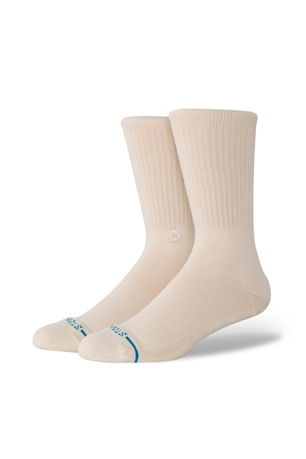 Stance Icon Crew Socks Oatmeal