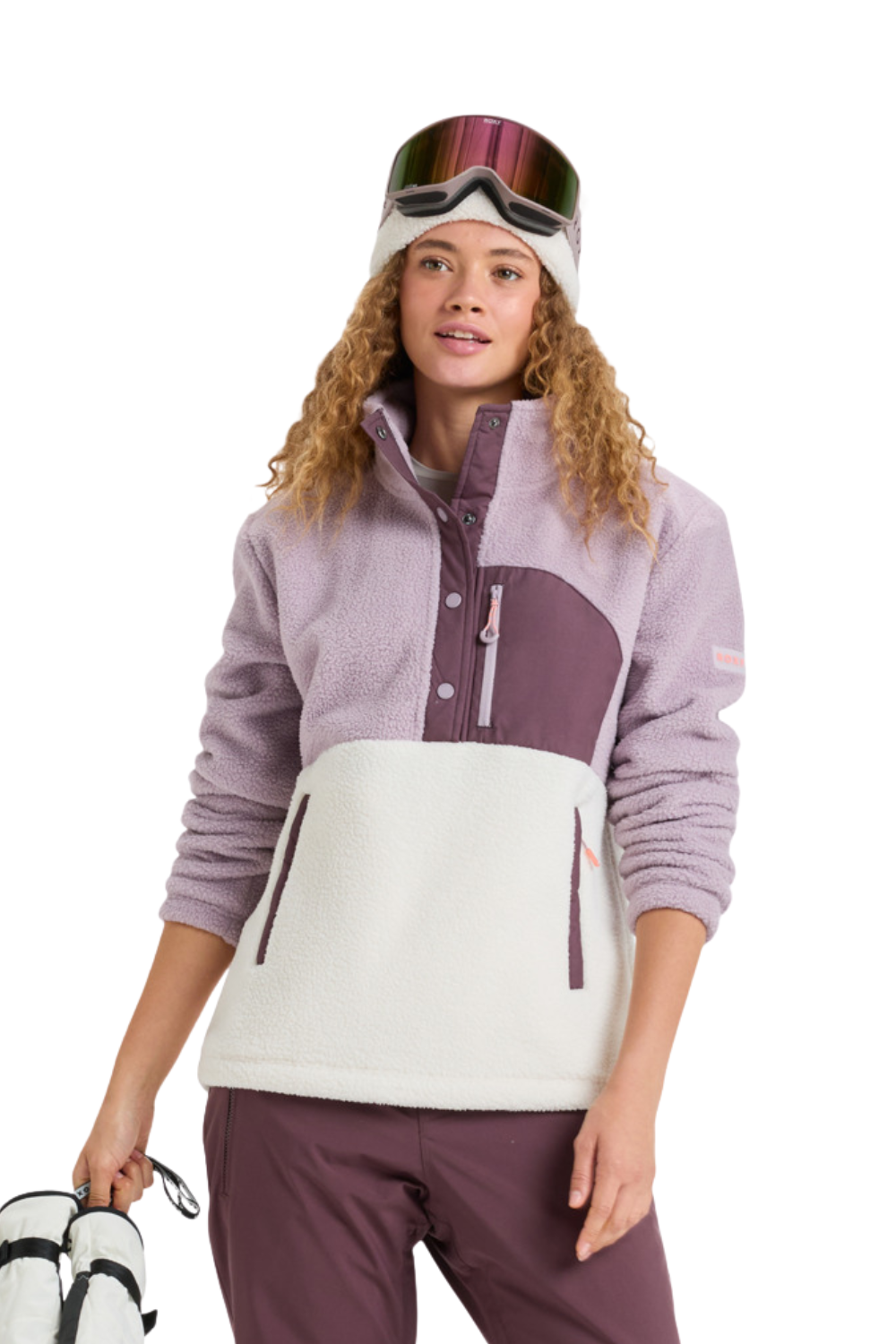 Roxy Womens Alabama Technical Mid Layer Fleece Nirvana