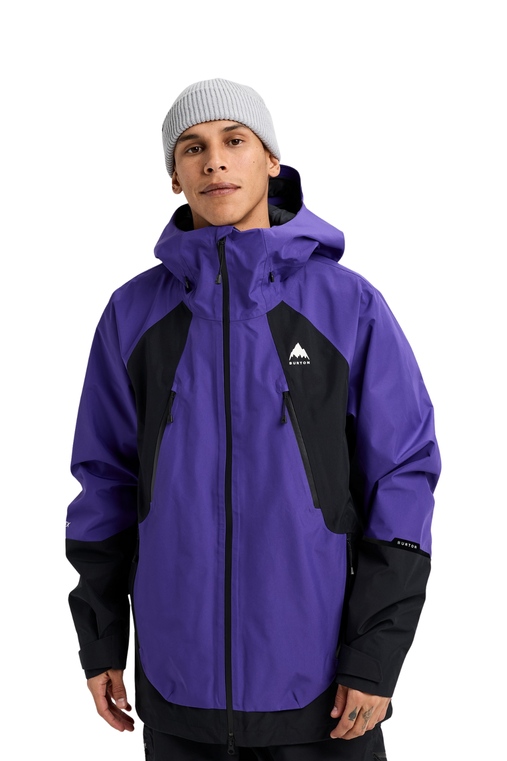 Burton Mens Reserve Gore-Tex 2L Shell Snow Jacket Prism Violet/True Black