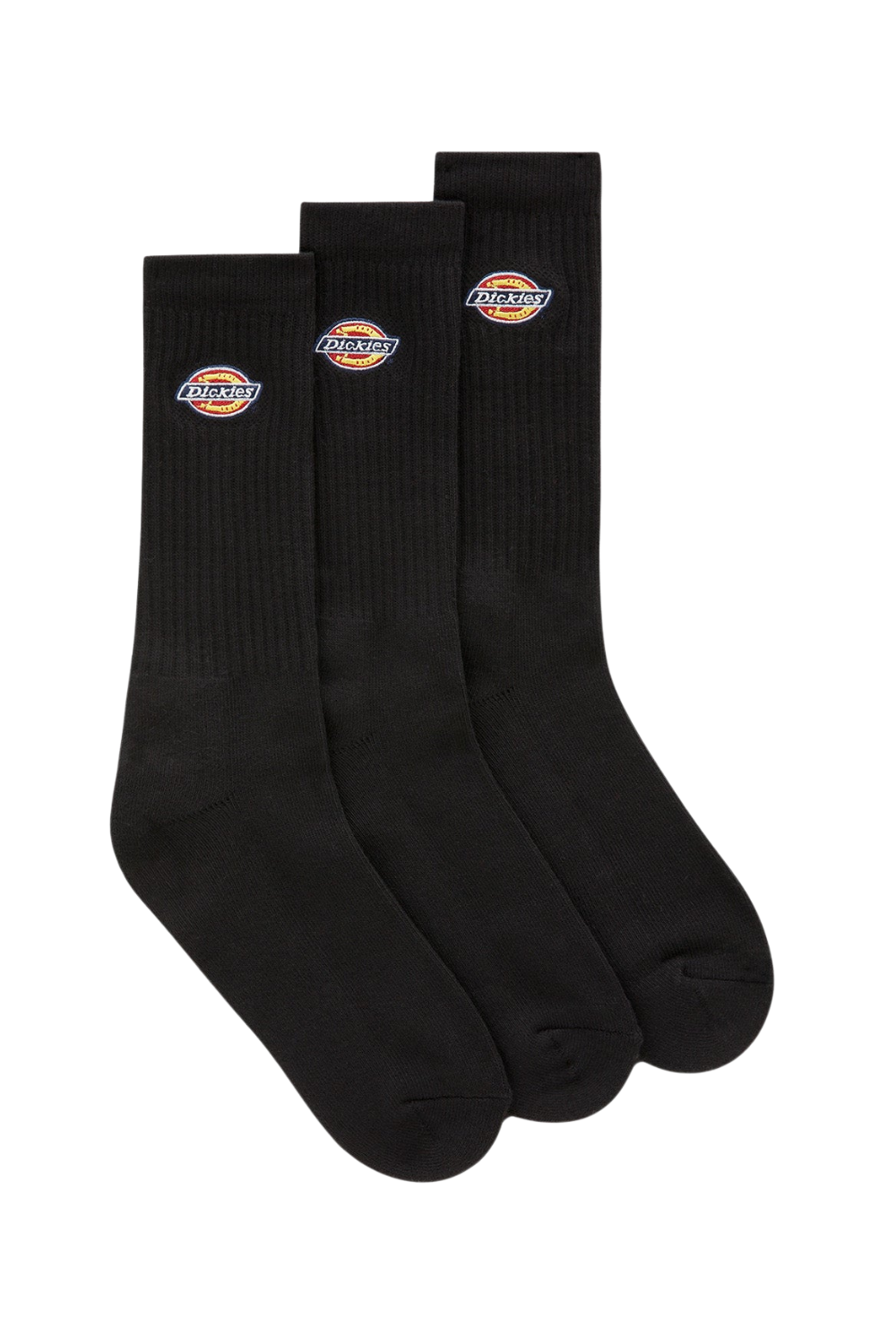 Dickies Valley Grove 3 Pack Socks Black