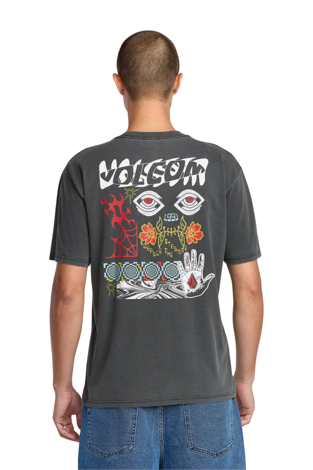 Volcom Brain Mix Short Sleeve T-Shirt - Stealth
