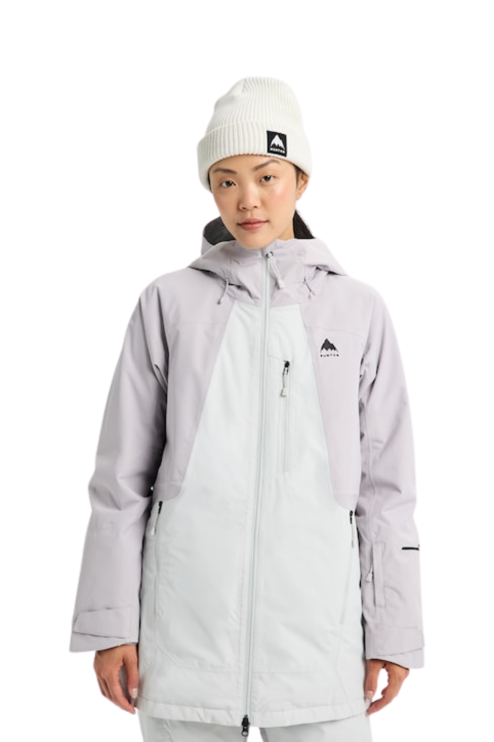 Burton Womens Reserve 2L Insulated Snow Jacket Washed Lavender/Gray Cloud
