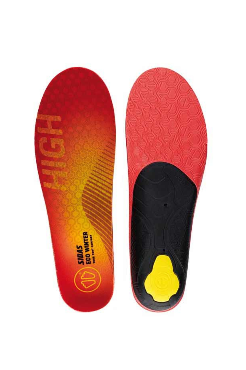 Sidas 3Feet Eco Winter Mid Arch Insoles Orange