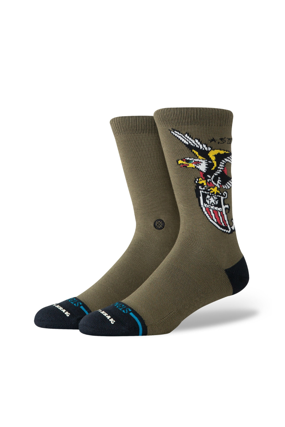 Stance The Eagle Crew Socks Green