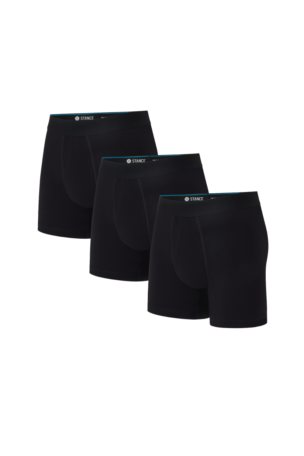 Stance Mens  Boxer Brief 3 Pack Black