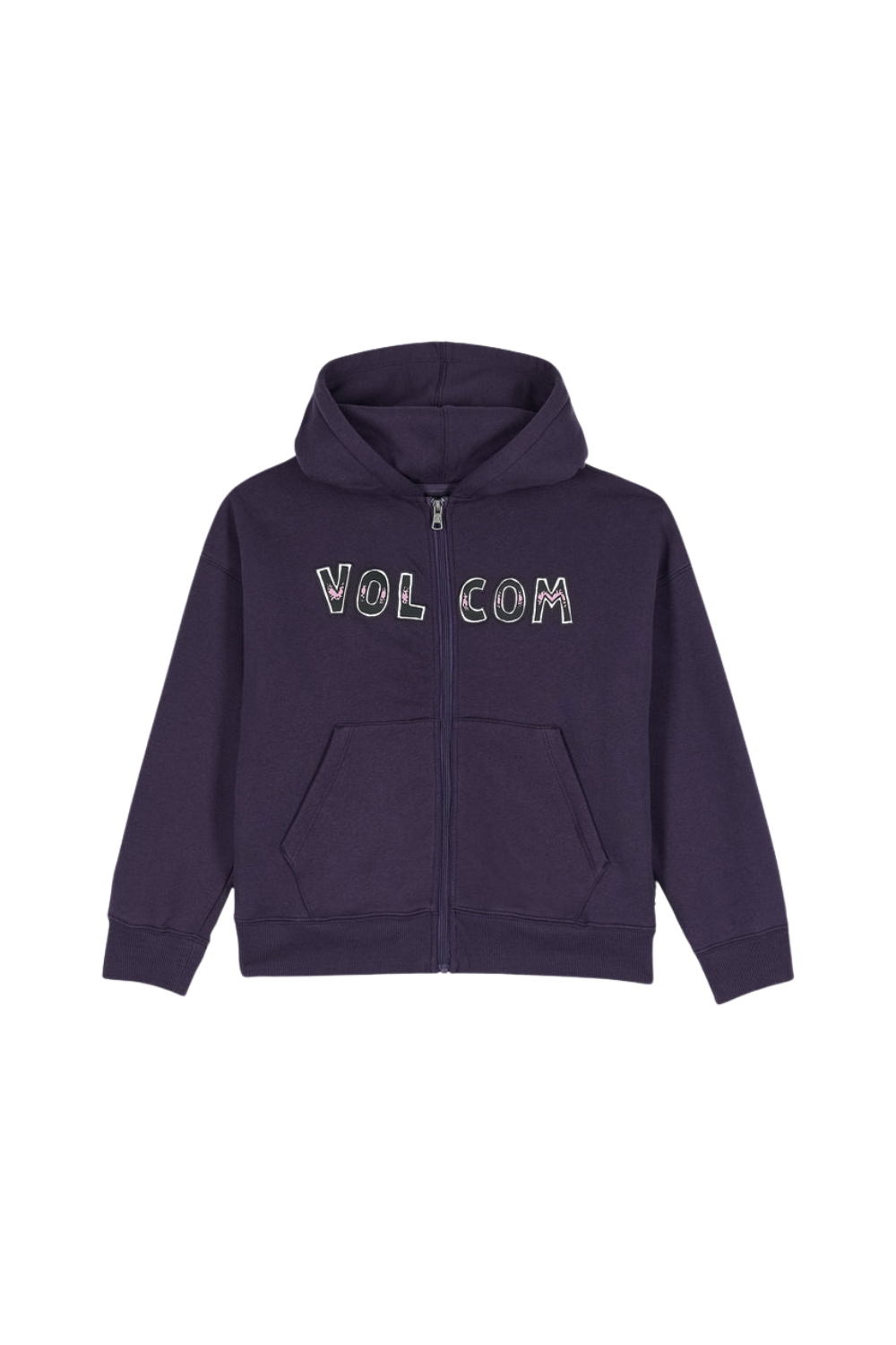 Volcom Watanite Kids Zip Up Hoodie Dark Purple