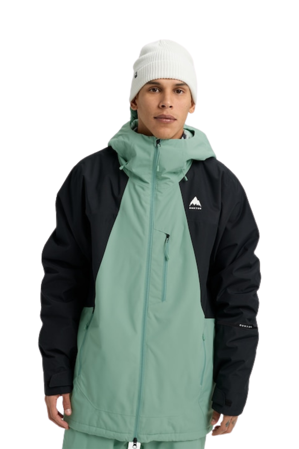 Burton Mens Reserve 2L Insulated Snow Jacket Soft Sage/True Black