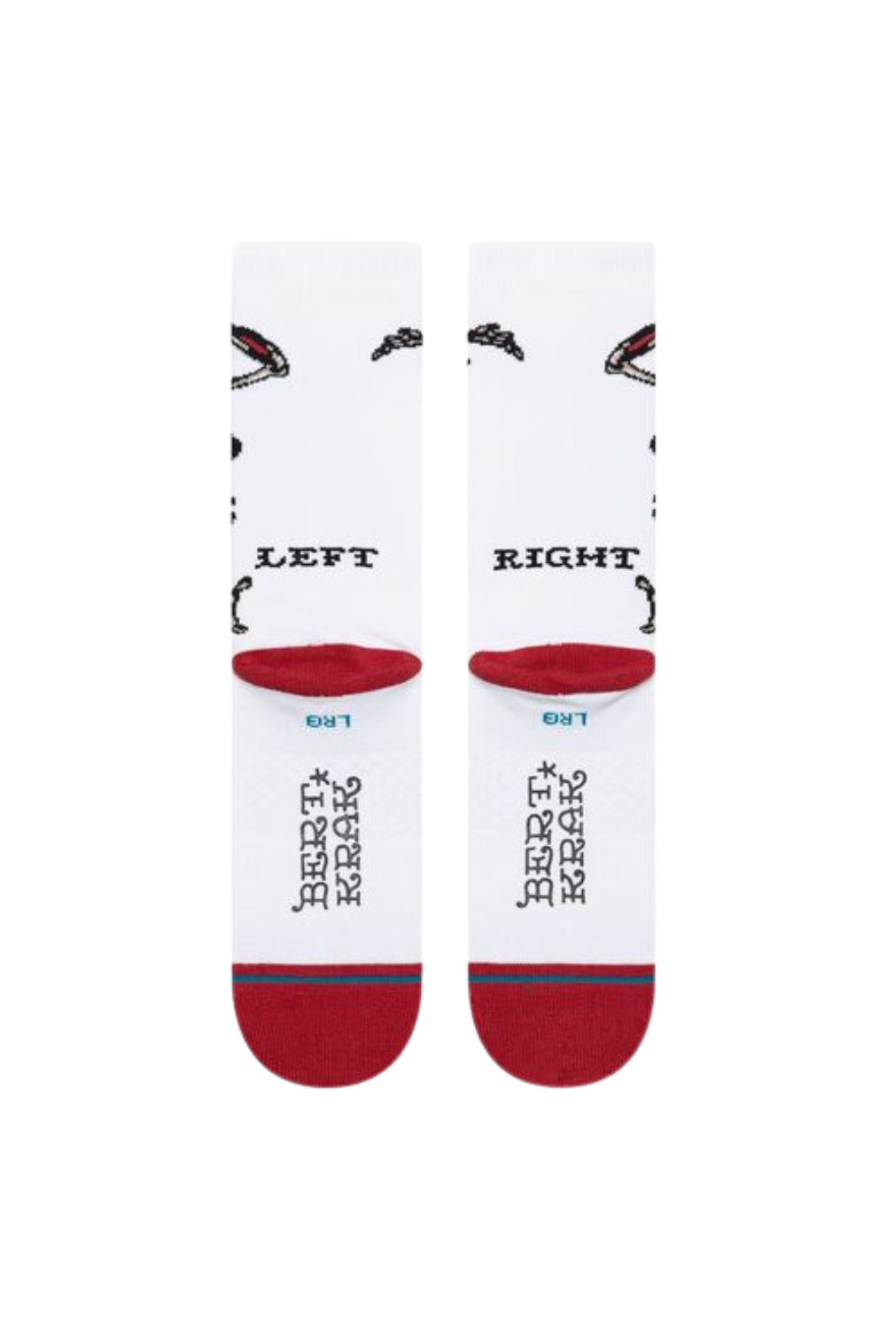 Stance Skeleton Crew Socks White