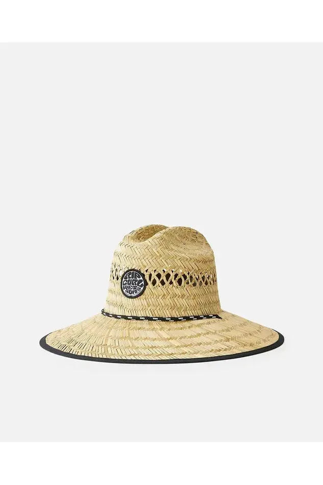 Rip Curl Logo Straw Hat Natural