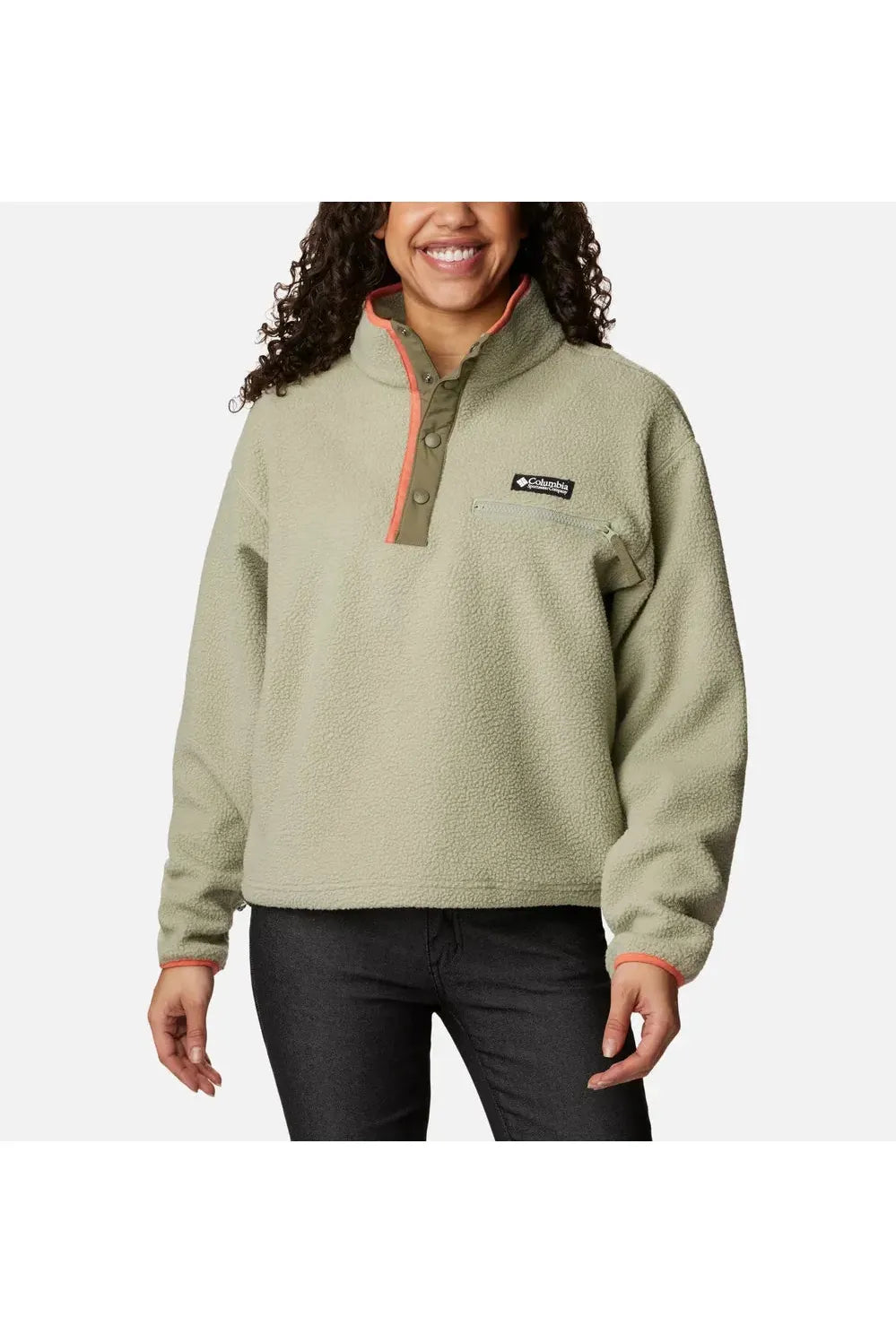 Columbia Helvetia™ Cropped Half Snap Fleece Safari
