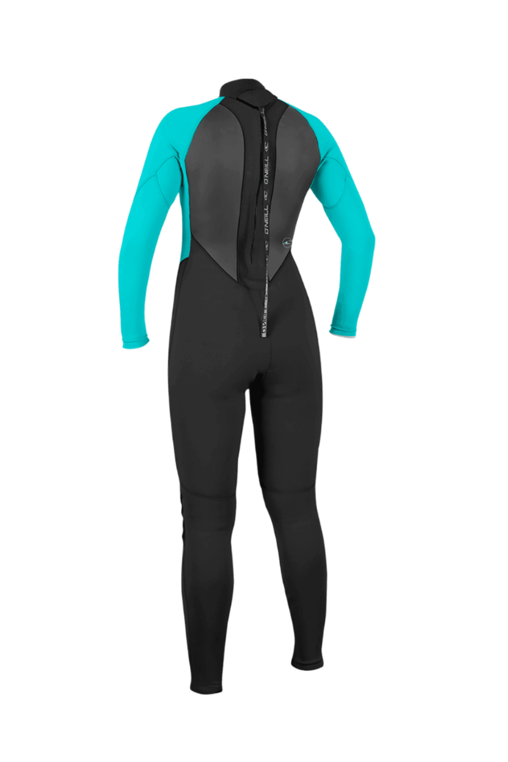 O'Neill Reactor-2 3/2mm Womens Wetsuit Back Zip Black/Light Aqua