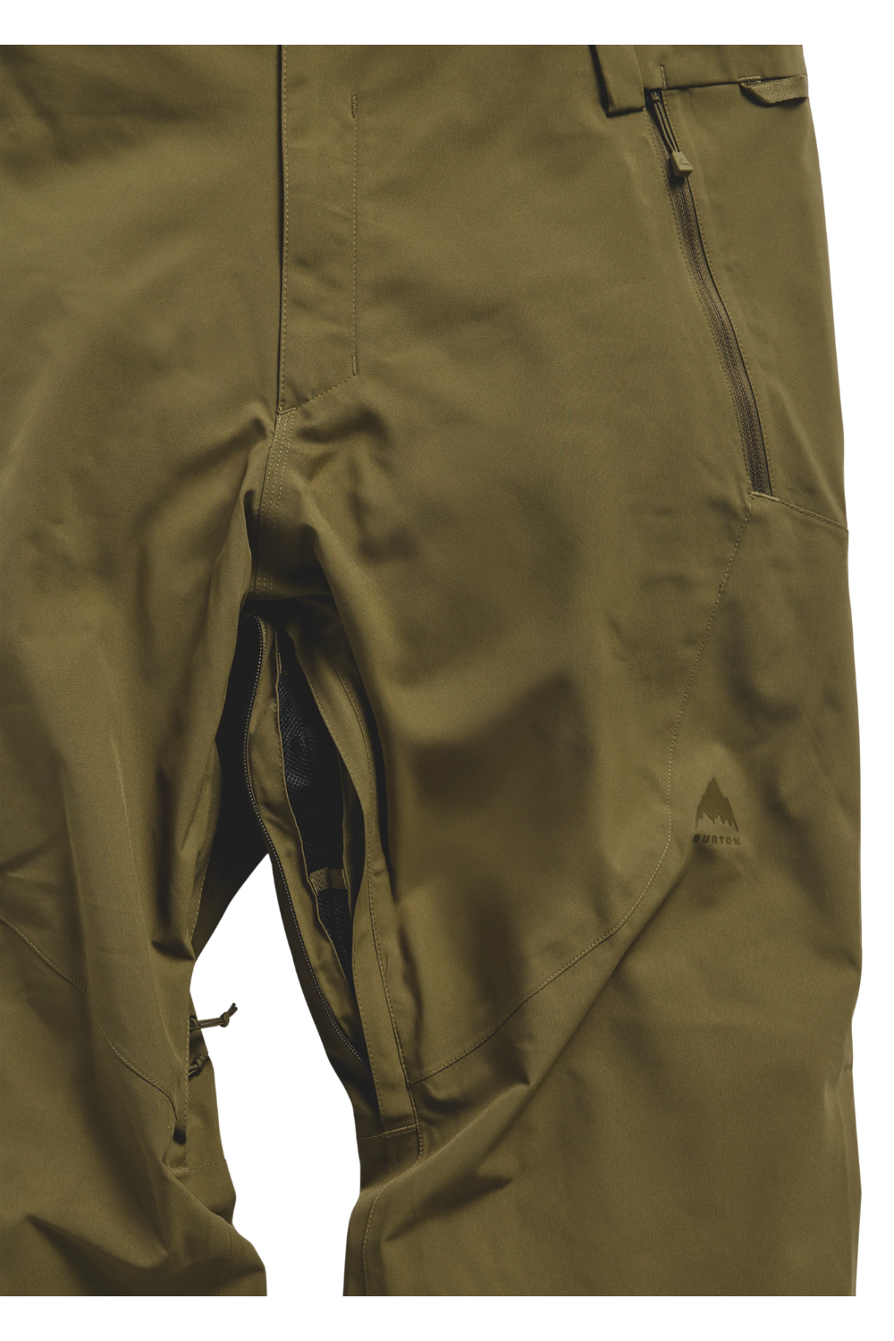 Burton Reserve 2L Mens Stretch Bib Technical Ski & Snowboard Pants Dried Moss