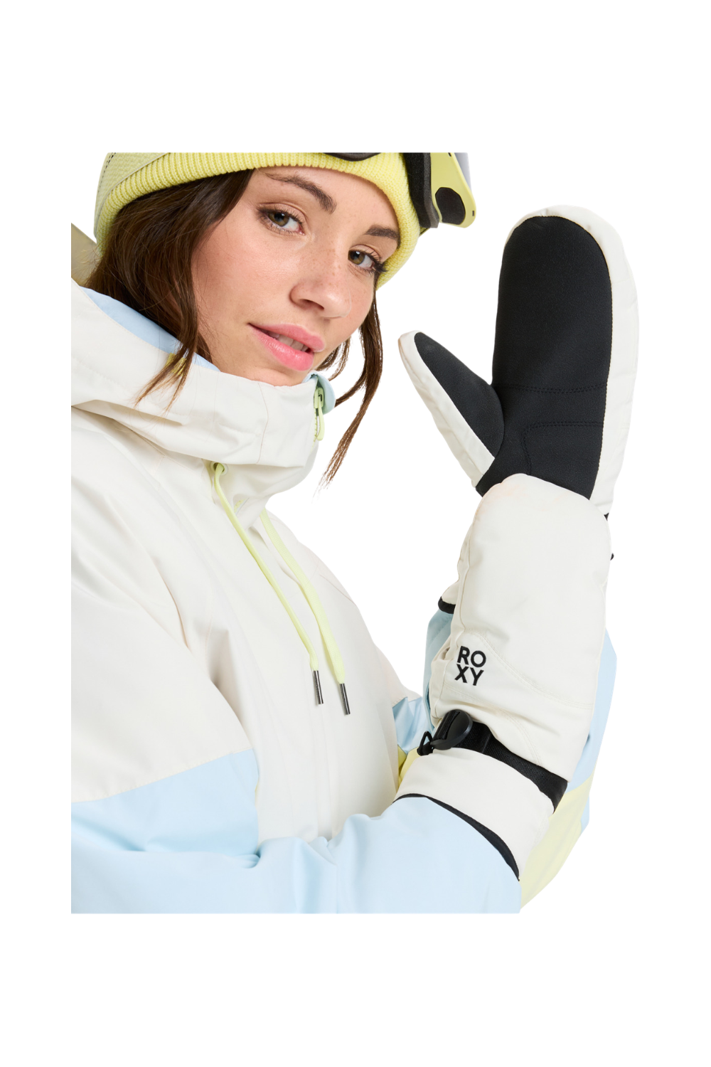 Roxy Roxy Jetty Solid Womens Ski & Snowboard Mittens Whisper White