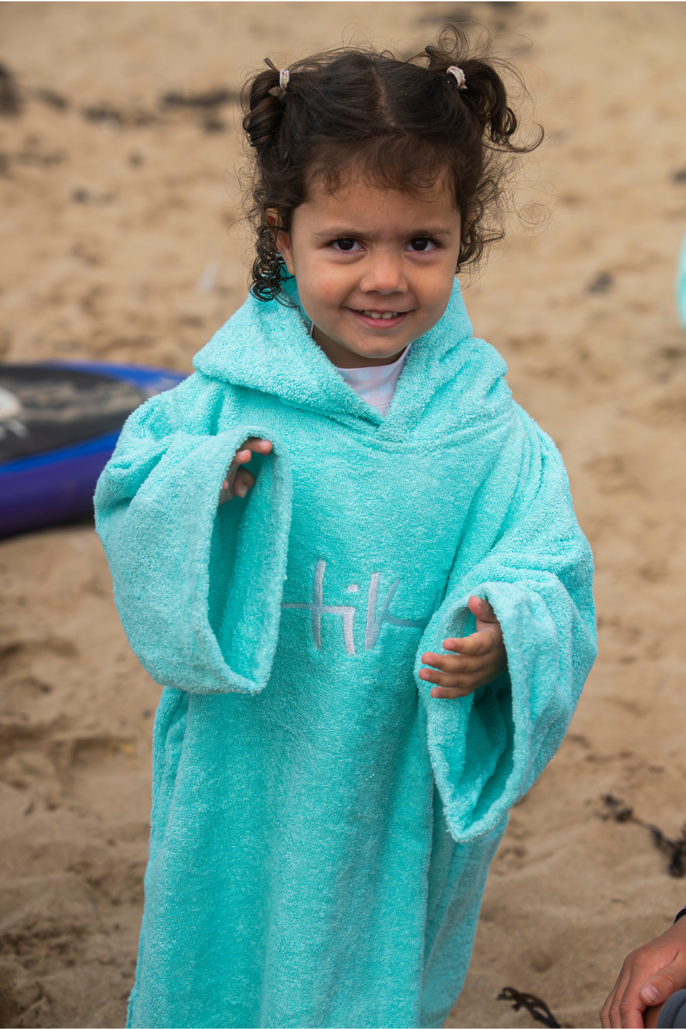 Tiki Kids Hooded Change Robe Island Paradise