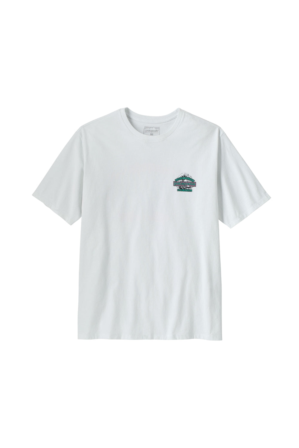 Patagonia Great Waves Mens Responsibili-Tee Fiber White