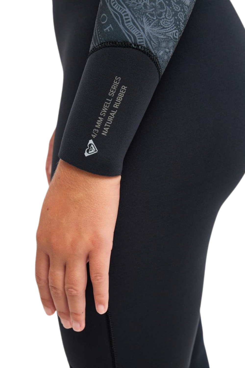 Roxy Swell Natural 4/3mm Womens Wetsuit Chest Zip Bandana