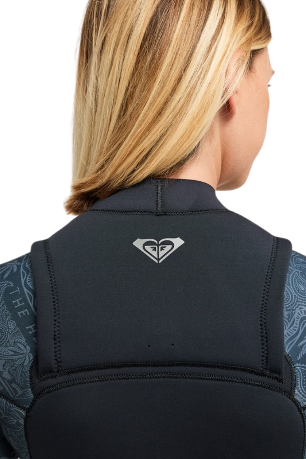 Roxy Swell Natural 4/3mm Womens Wetsuit Chest Zip Bandana