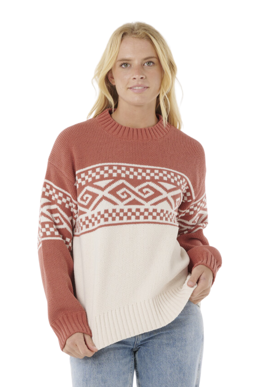 Rip Curl Cosmic Kiss Sweater Brick