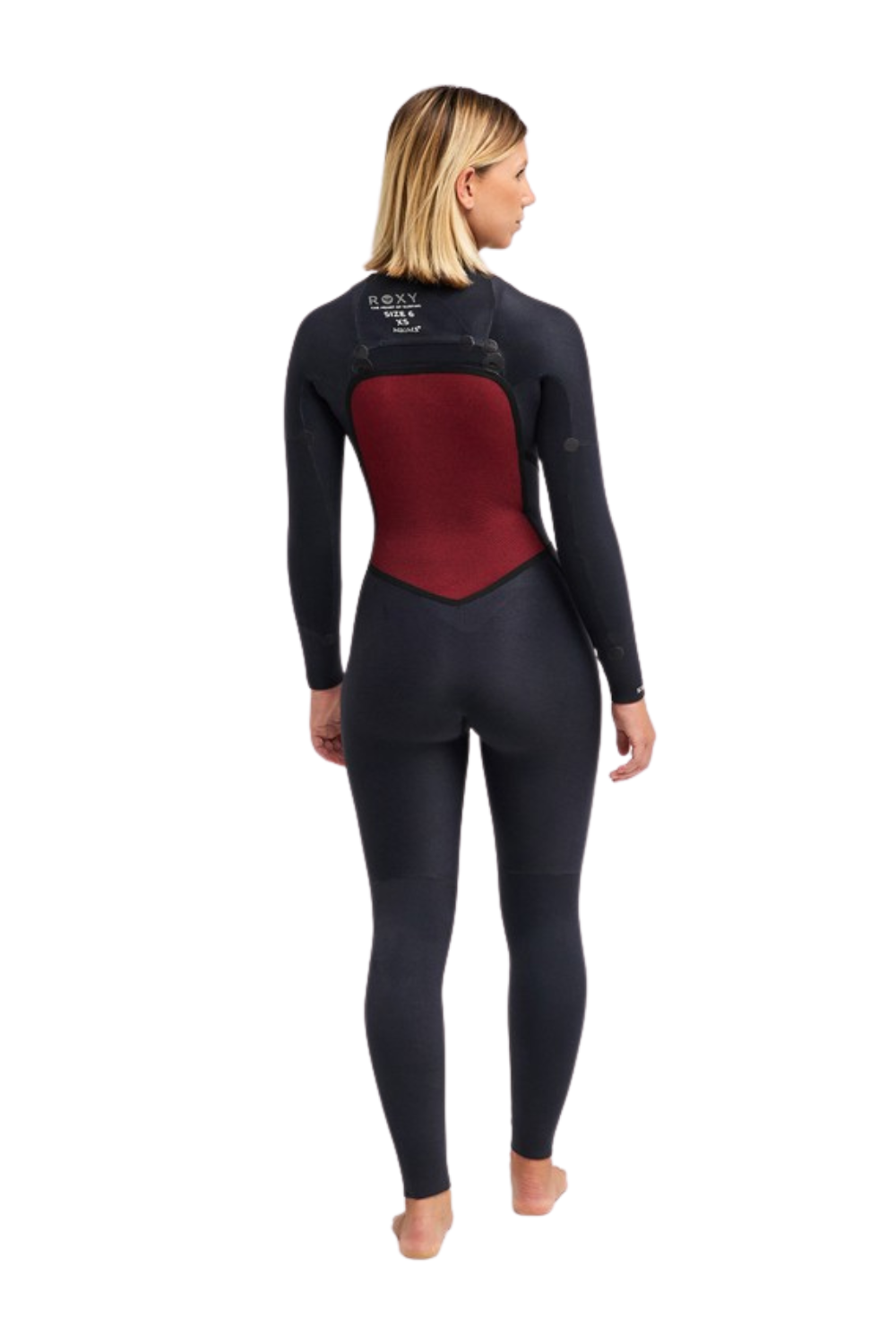 Roxy Swell Natural 4/3mm Womens Wetsuit Chest Zip Bandana
