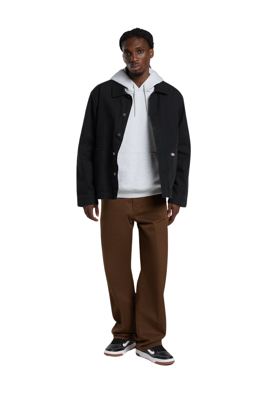Dickies Payson Mens Hoodie Light Gray