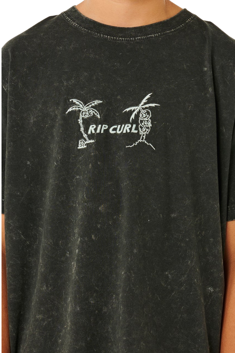 Rip Curl Eternal Shred Boys T-Shirt  Washed Black