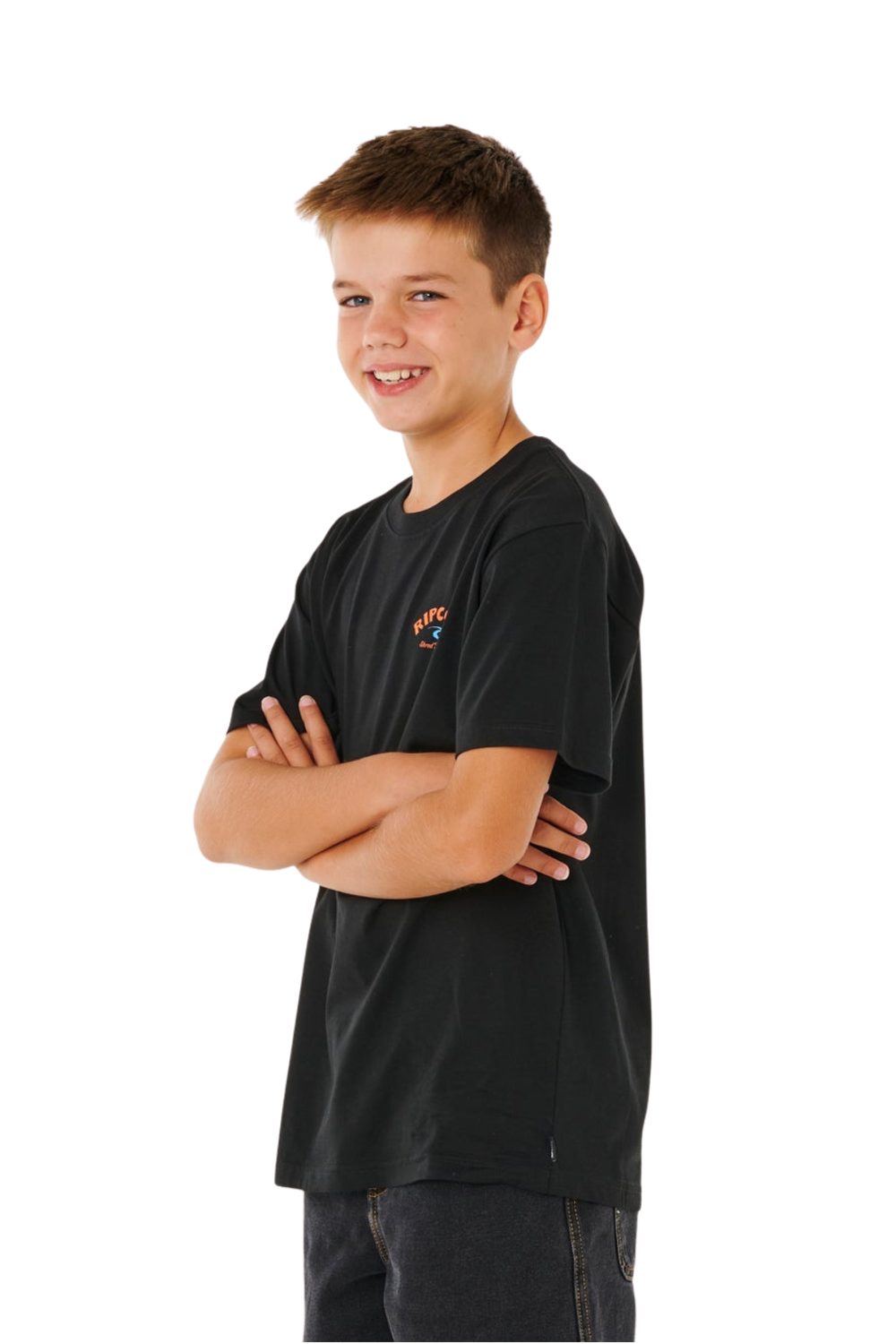 Rip Curl Shred Til Boys T-Shirt Black
