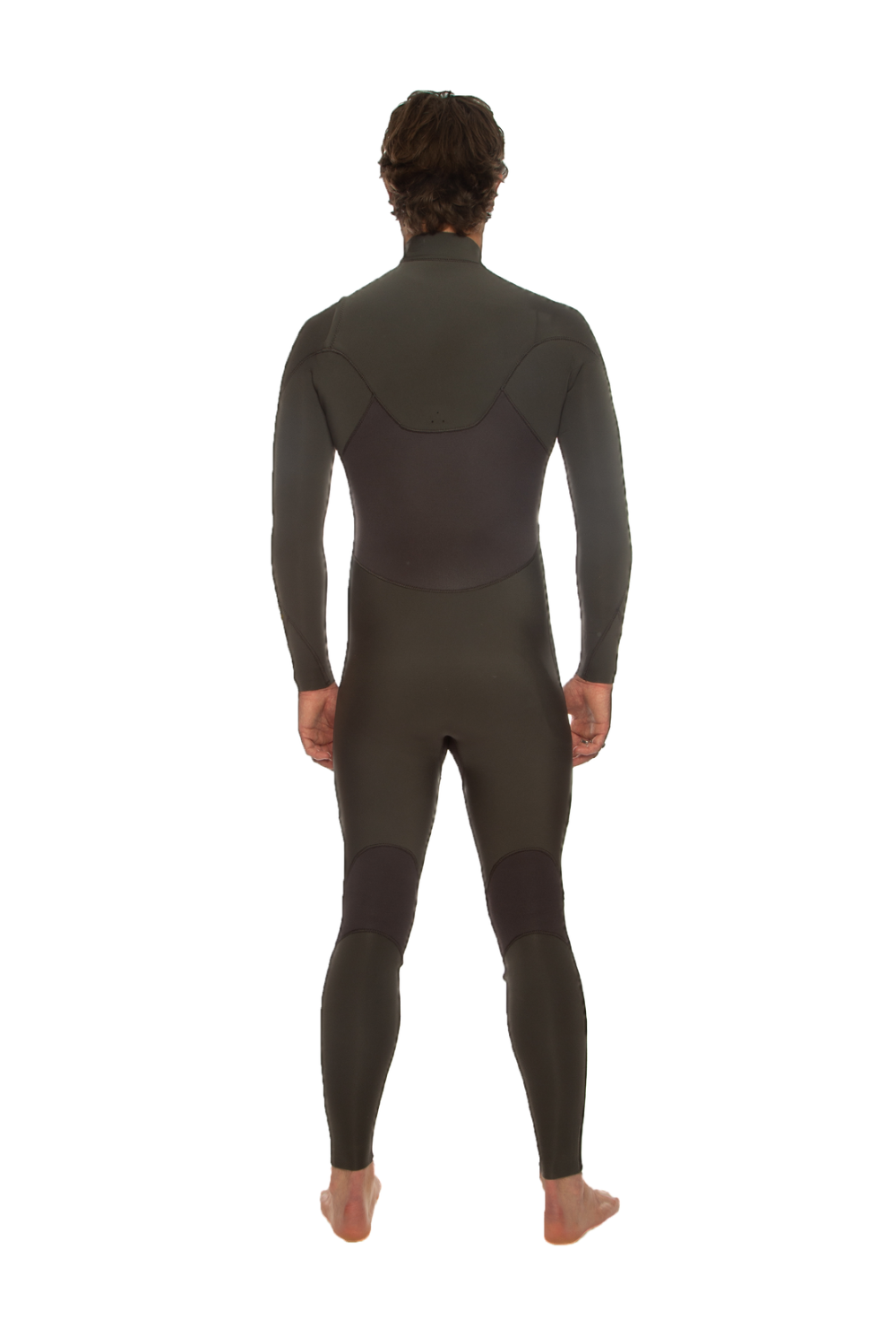 Tech 3/2mm Mens Wetsuit Chest Zip Charcoal