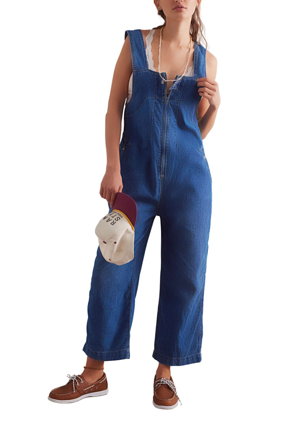 Free People Jude One Piece Mid Indigo