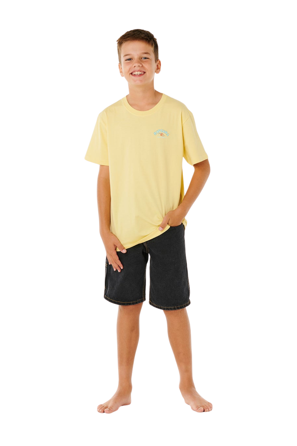 Rip Curl Shred Til Boys T-Shirt Sunlight