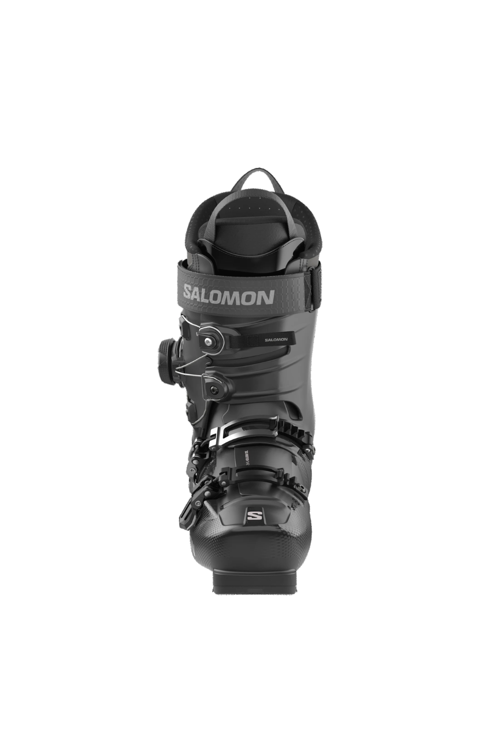 Salomon S/Pro Alpha C Boa 100 Mens Ski Boots Black/Dark Grey Metal