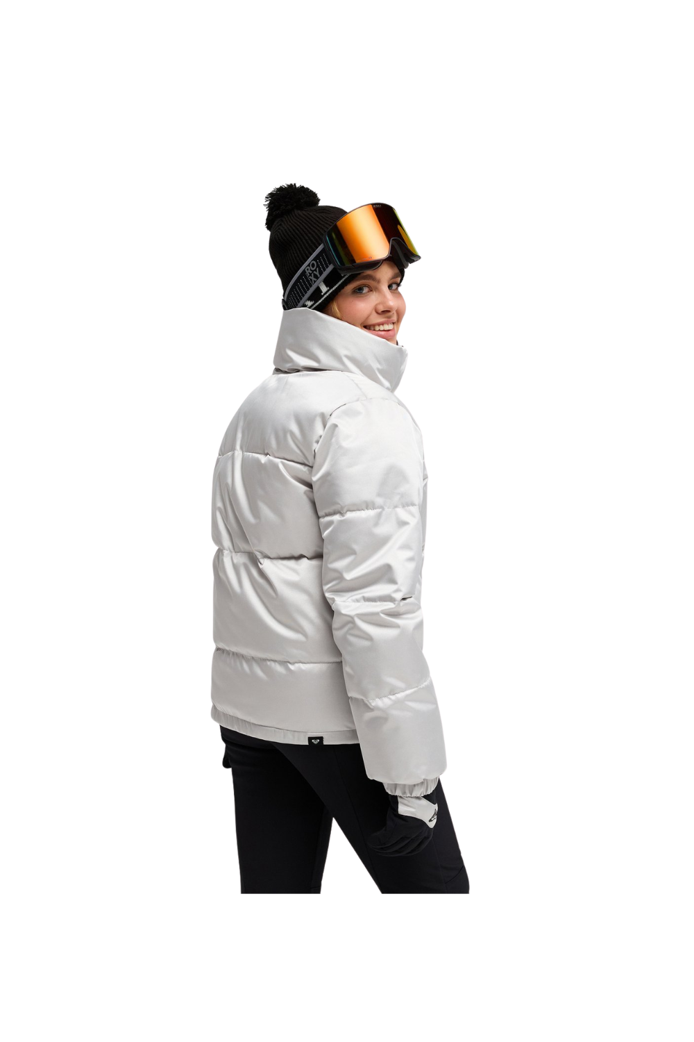 Roxy Snow Winter Rebel Womens Technical Ski & Snowboard Jacket Silver