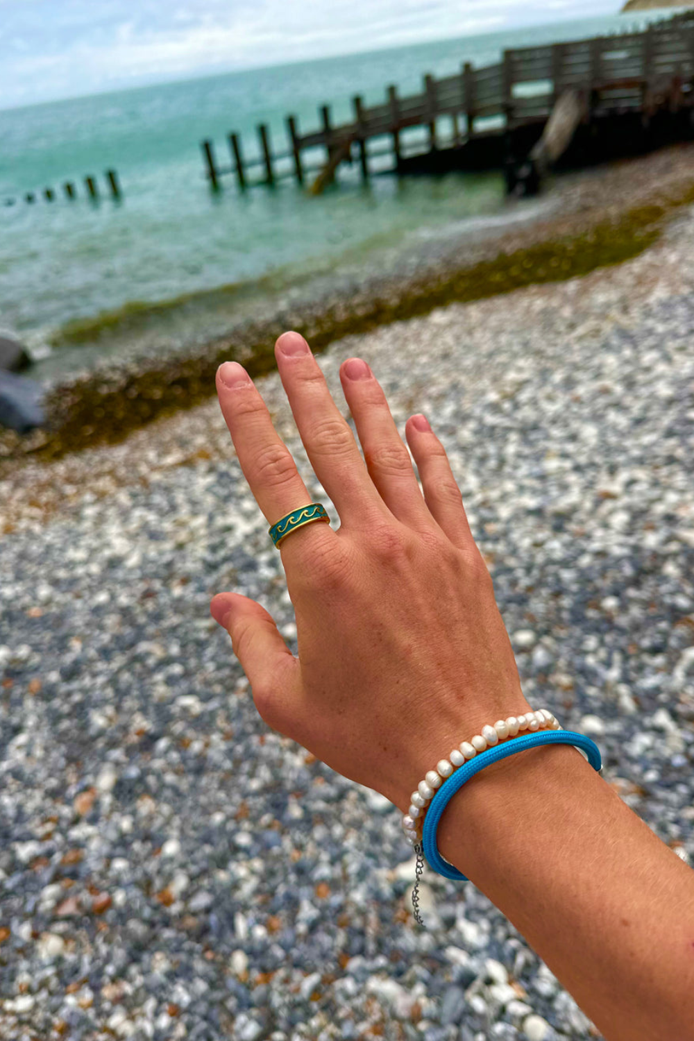 Ocean Jewel Fresh Water Pearl Bracelet Silver Closure
