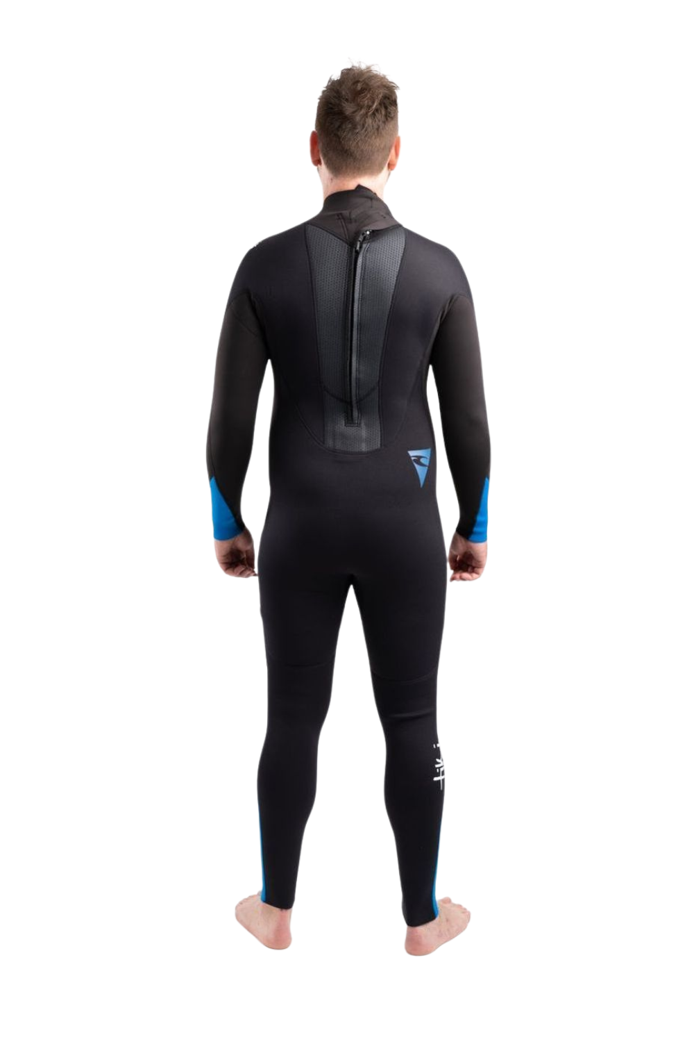 Tiki Tech 3/2mm Mens Wetsuit Back Zip Black/Blue