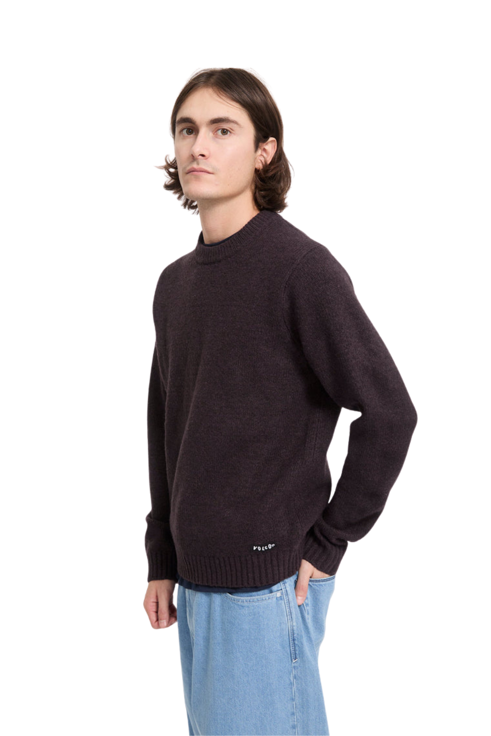 Volcom Edmonder II Mens Sweater Raisin