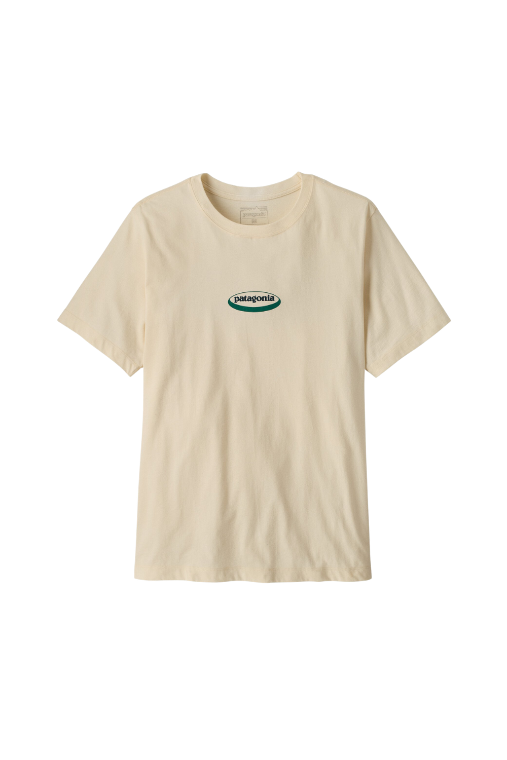 Patagonia Mens 95 Oval Logo T-Shirt Undyed Natural