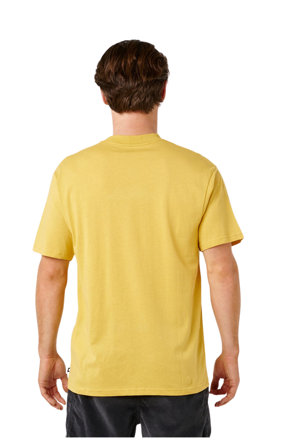 Rip Curl Artist Of The Search Thumb Print Mens T-Shirt Ochre