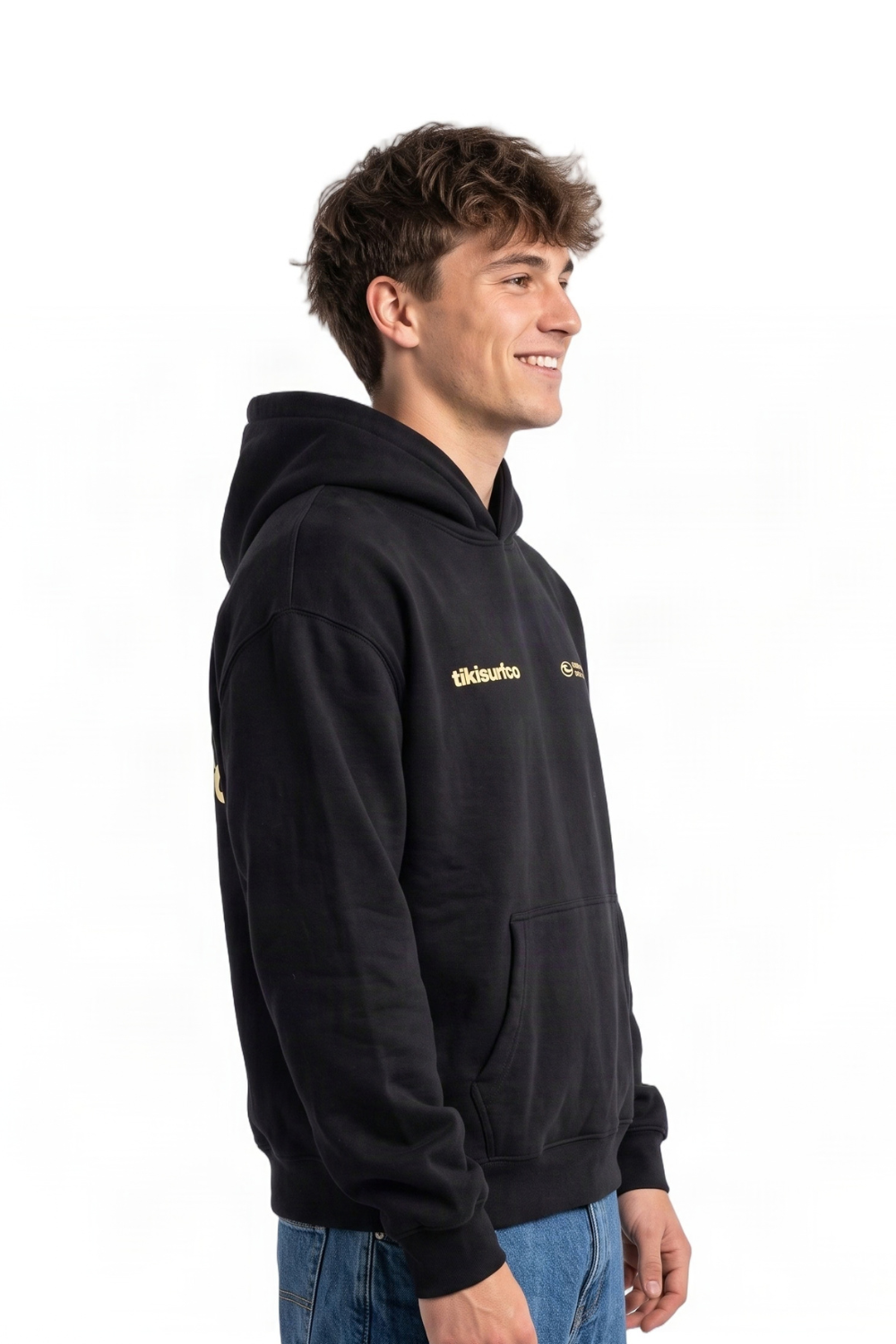 Tiki Surfco Hoodie Black