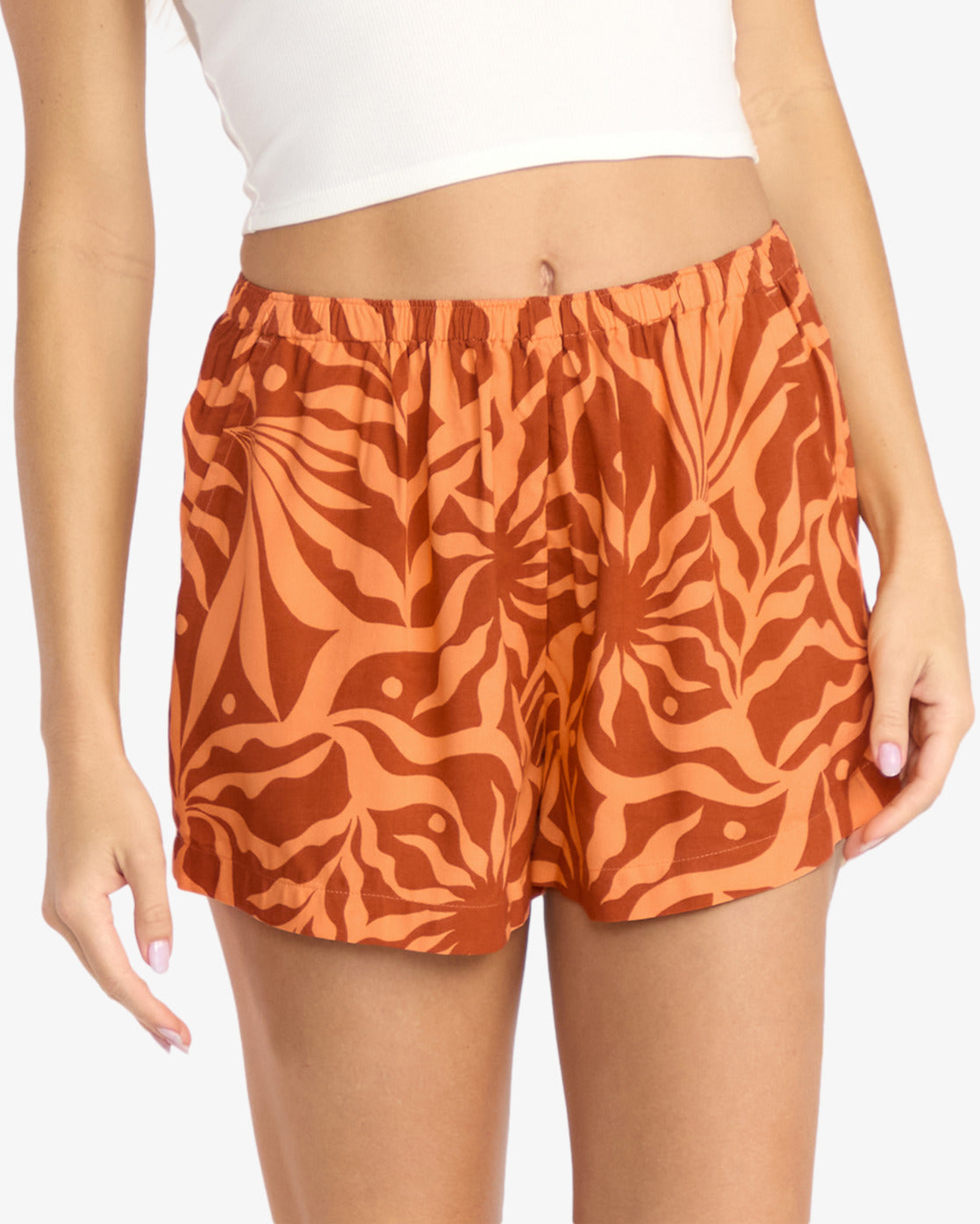 Billabong Sun Fade Printed Shorts Orange Squeeze