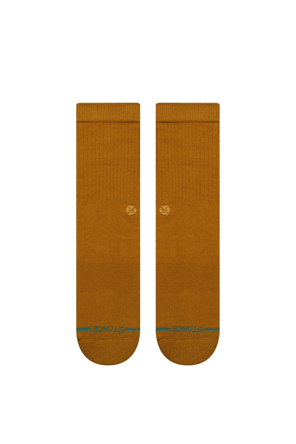 Stance Icon Crew Socks Gold Canvas