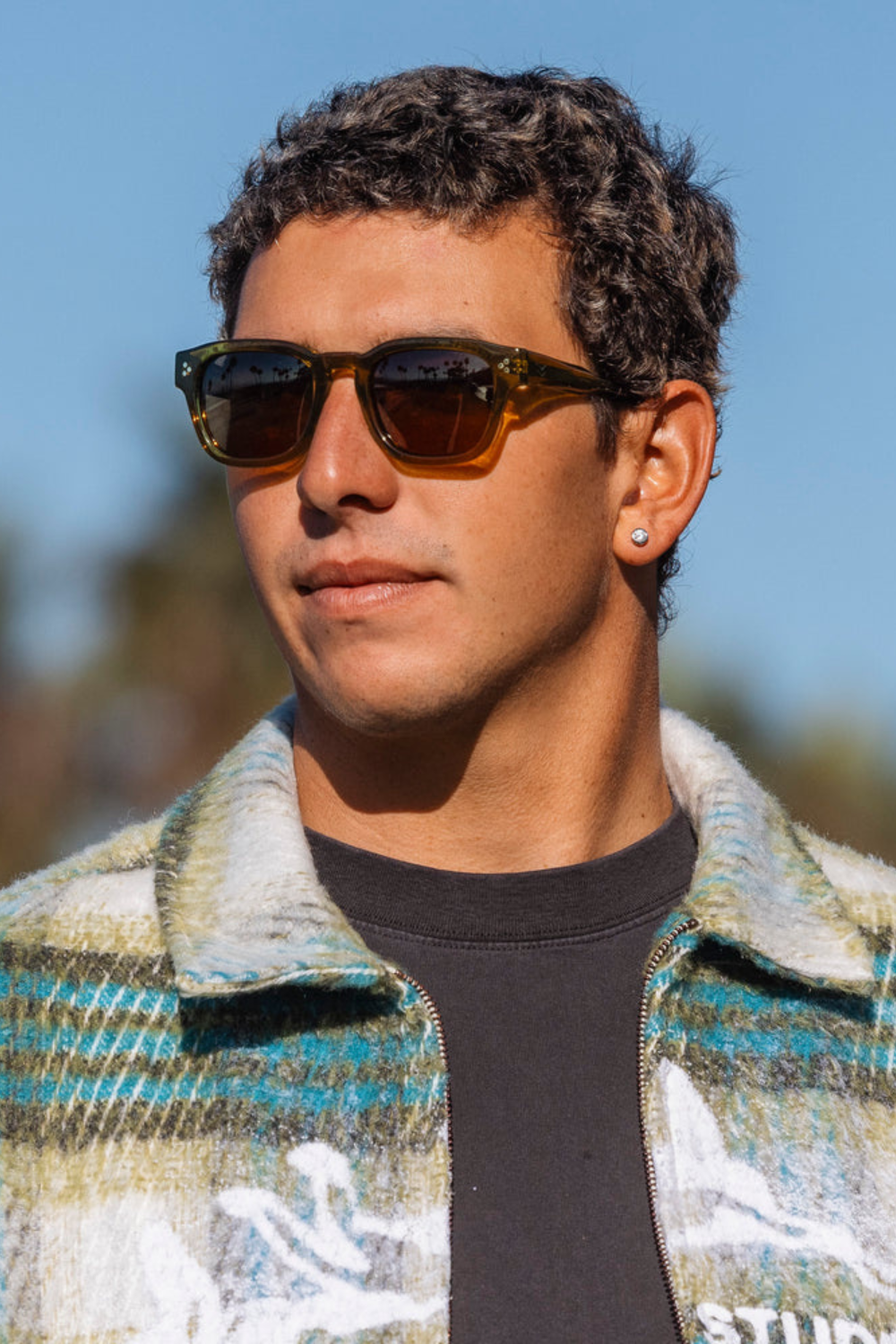 I-Sea Camden Sunglasses Kelp/Brown Polarised