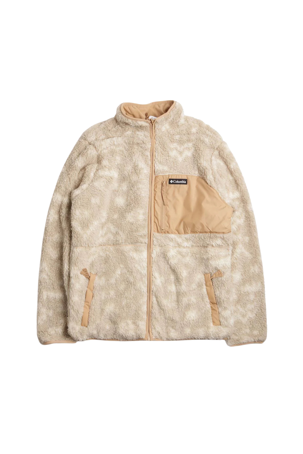 Columbia Winter Pass Reversible Fleece Canoe Dark Stone Peaked Tonal