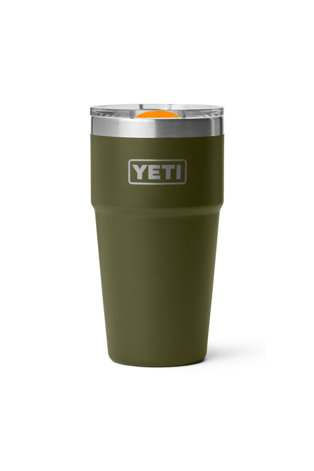 Yeti Rambler 20 Oz Stackable Cup Olive/King Crab Orange