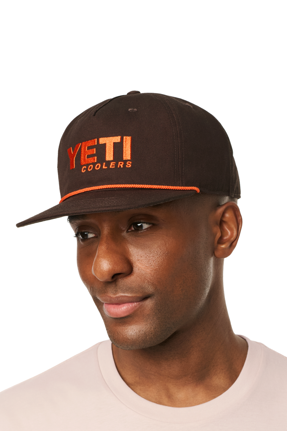 Yeti Coolers Flat Brim Rope Cap Coffee