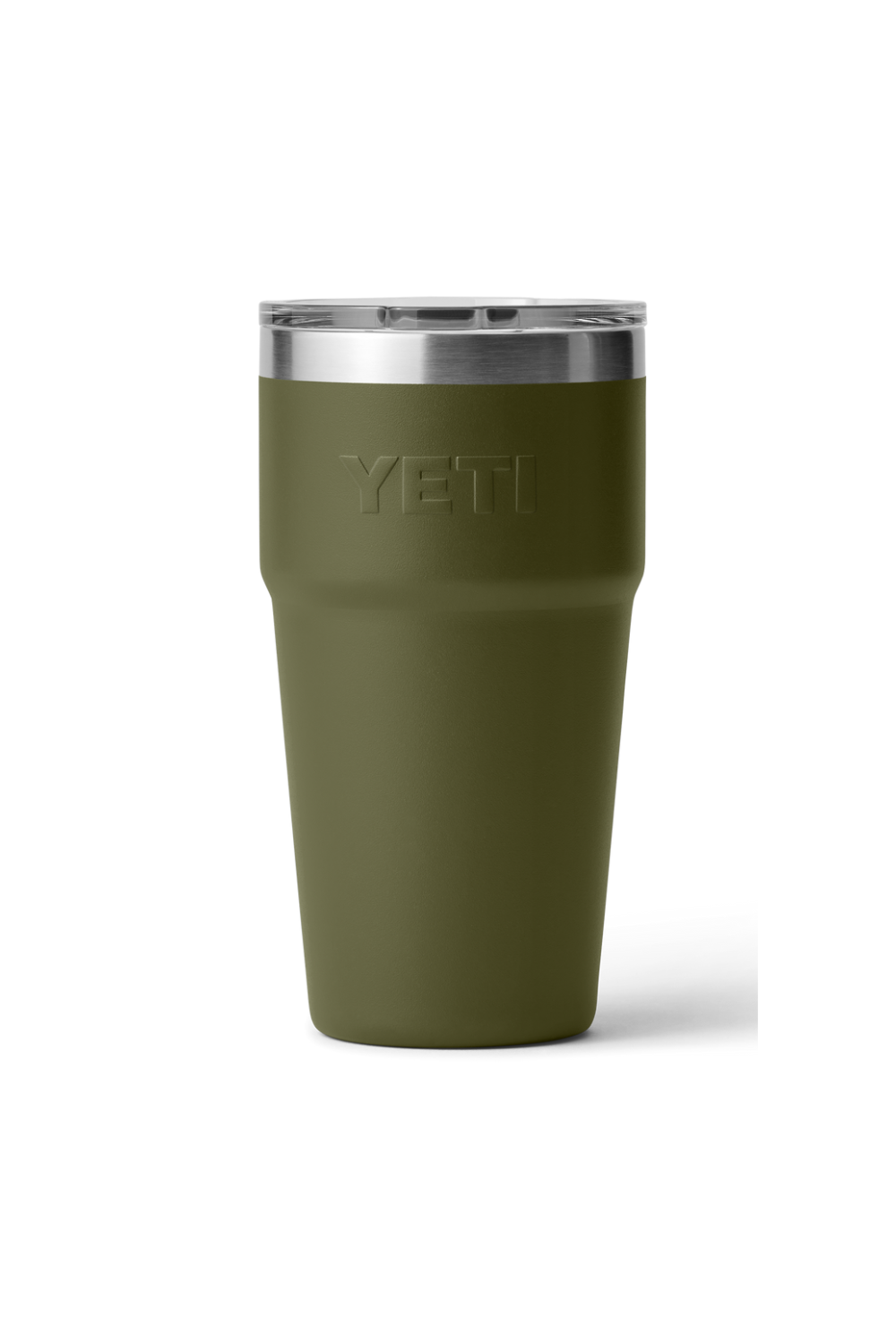 Yeti Rambler 20 Oz Stackable Cup Olive/King Crab Orange