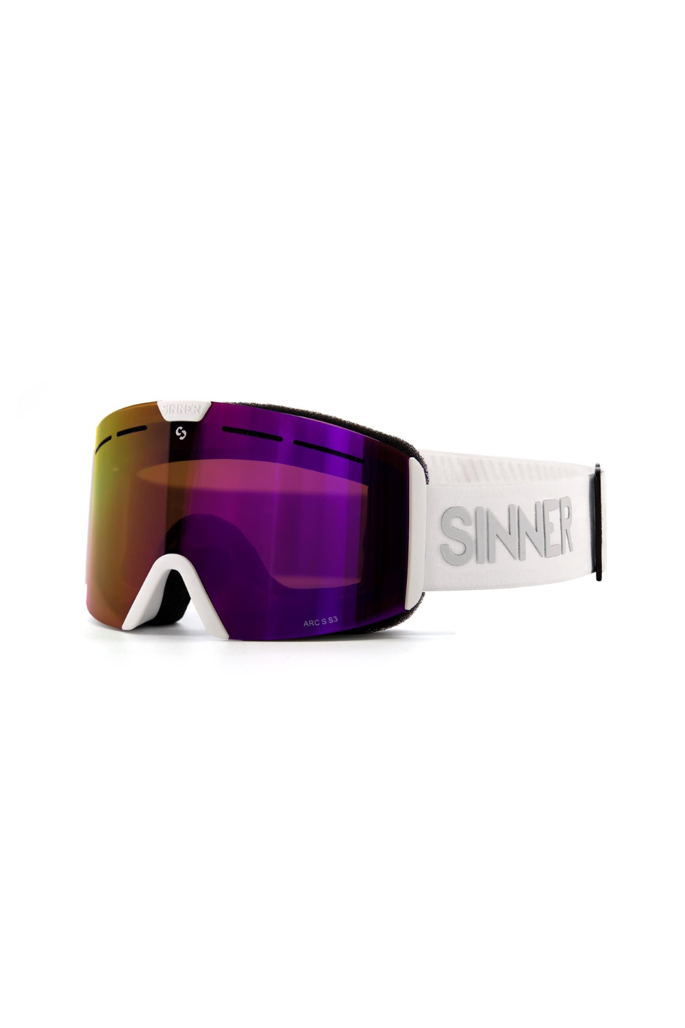 Sinner Arc S Snow Goggles Matte White