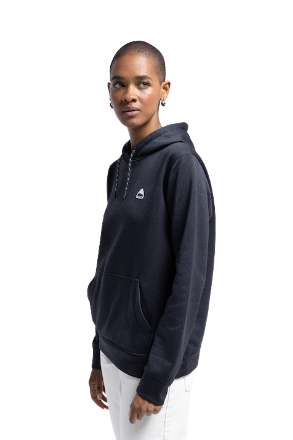 Burton Womens Oak Pullover Hoodie True Black Heather