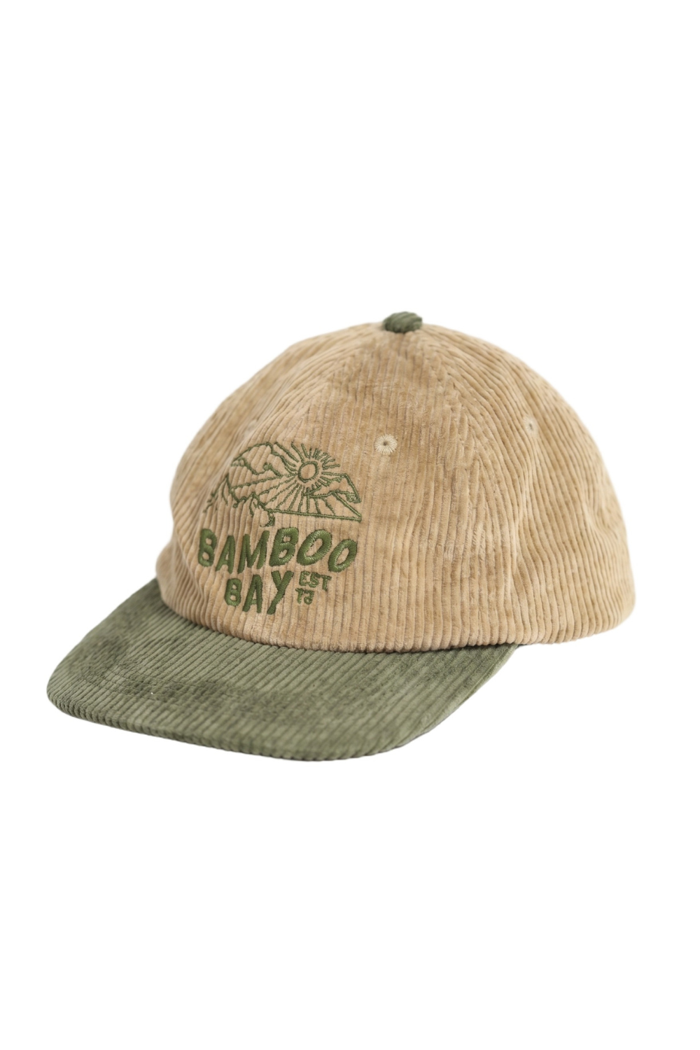 BamBooBay Mountain Cord Cap Brown/Green