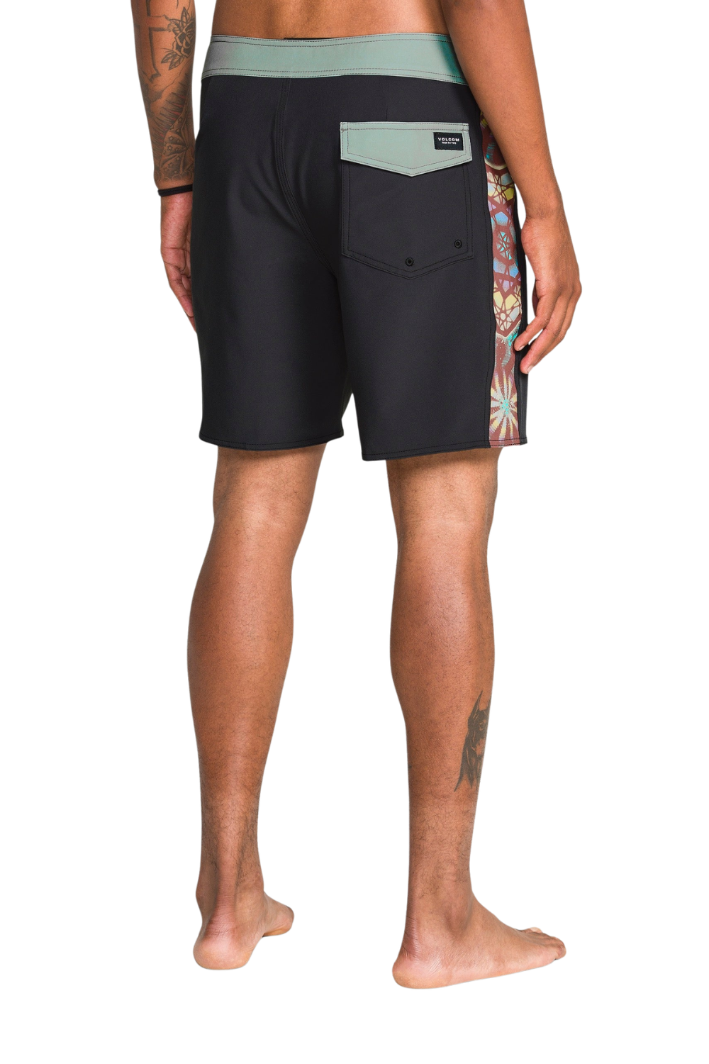 Volcom Star Shields Mens 18" Boardshorts Stealth