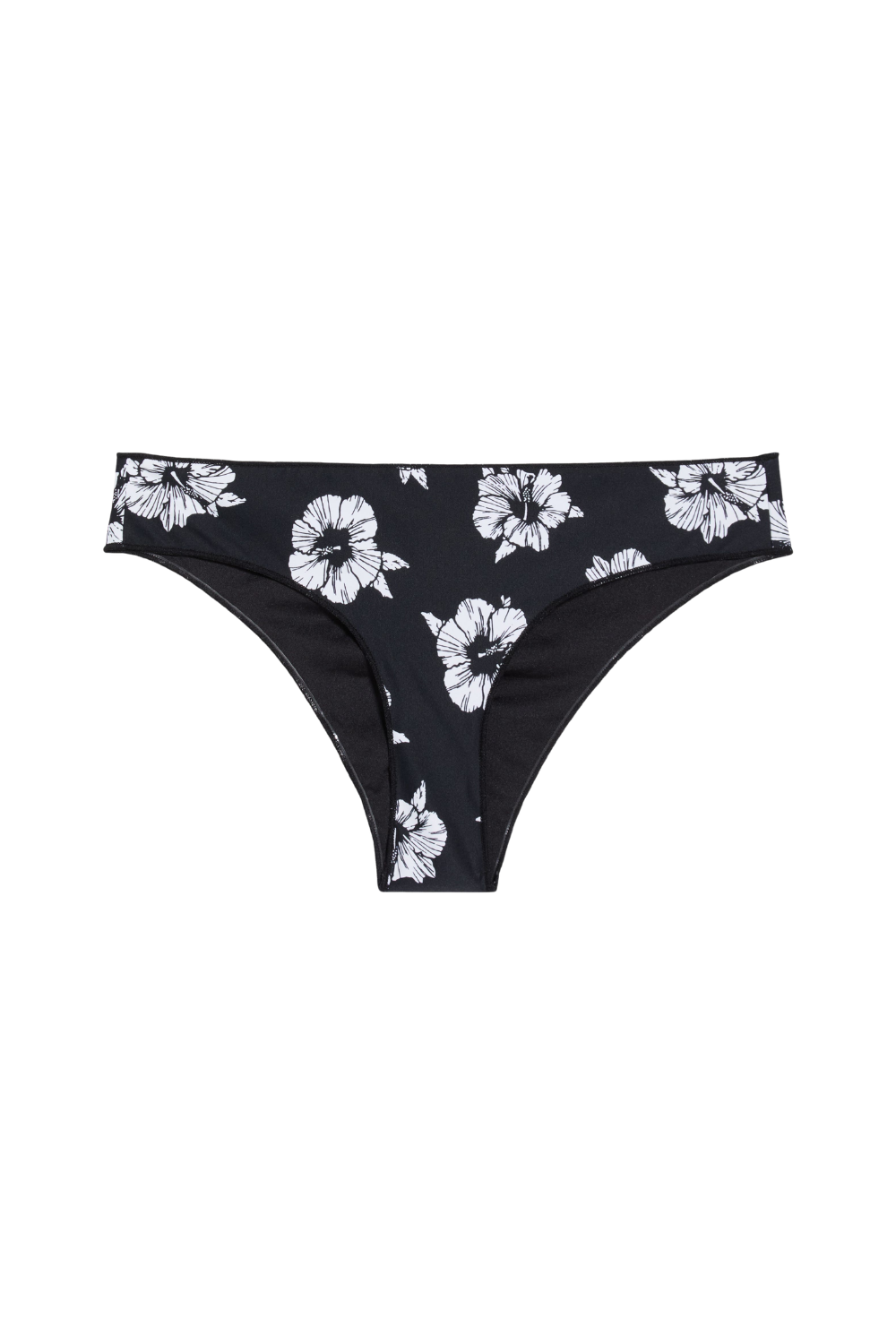 Rip Curl Party Wave Cheeky Hipster Bikini Bottoms Black/White