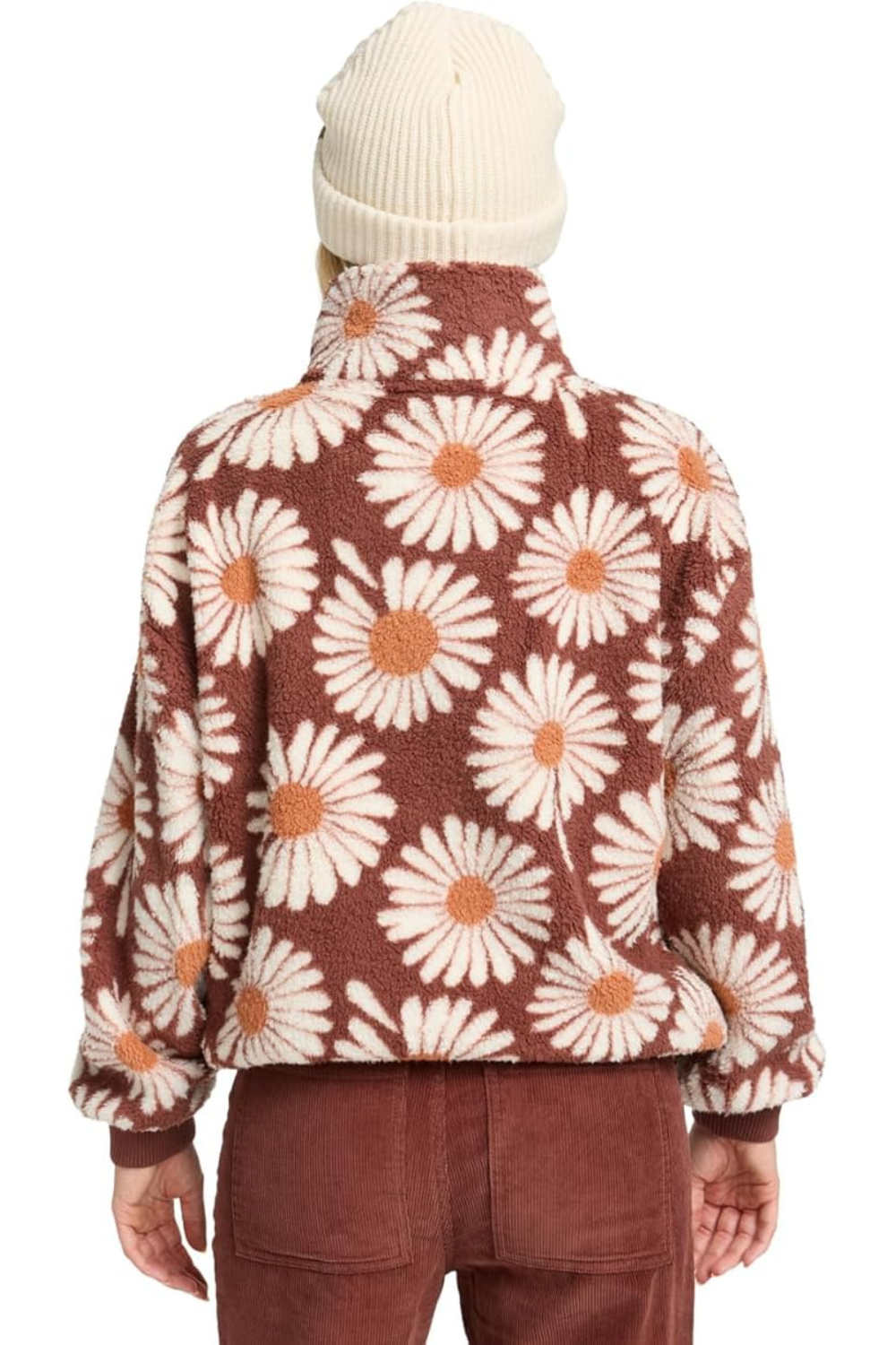 Billabong Time Off Half Zip Polar Fleece Espresso